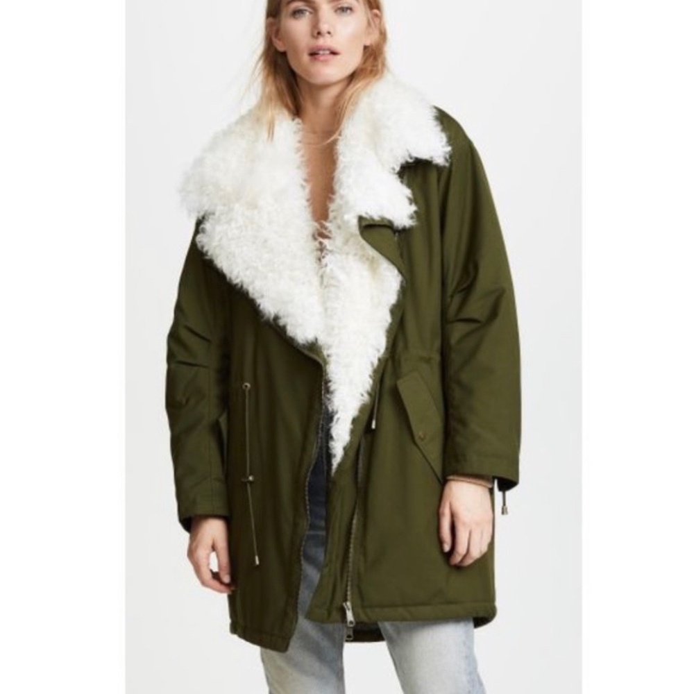 Ulla Johnson Harley Parka Jacket - Army Green